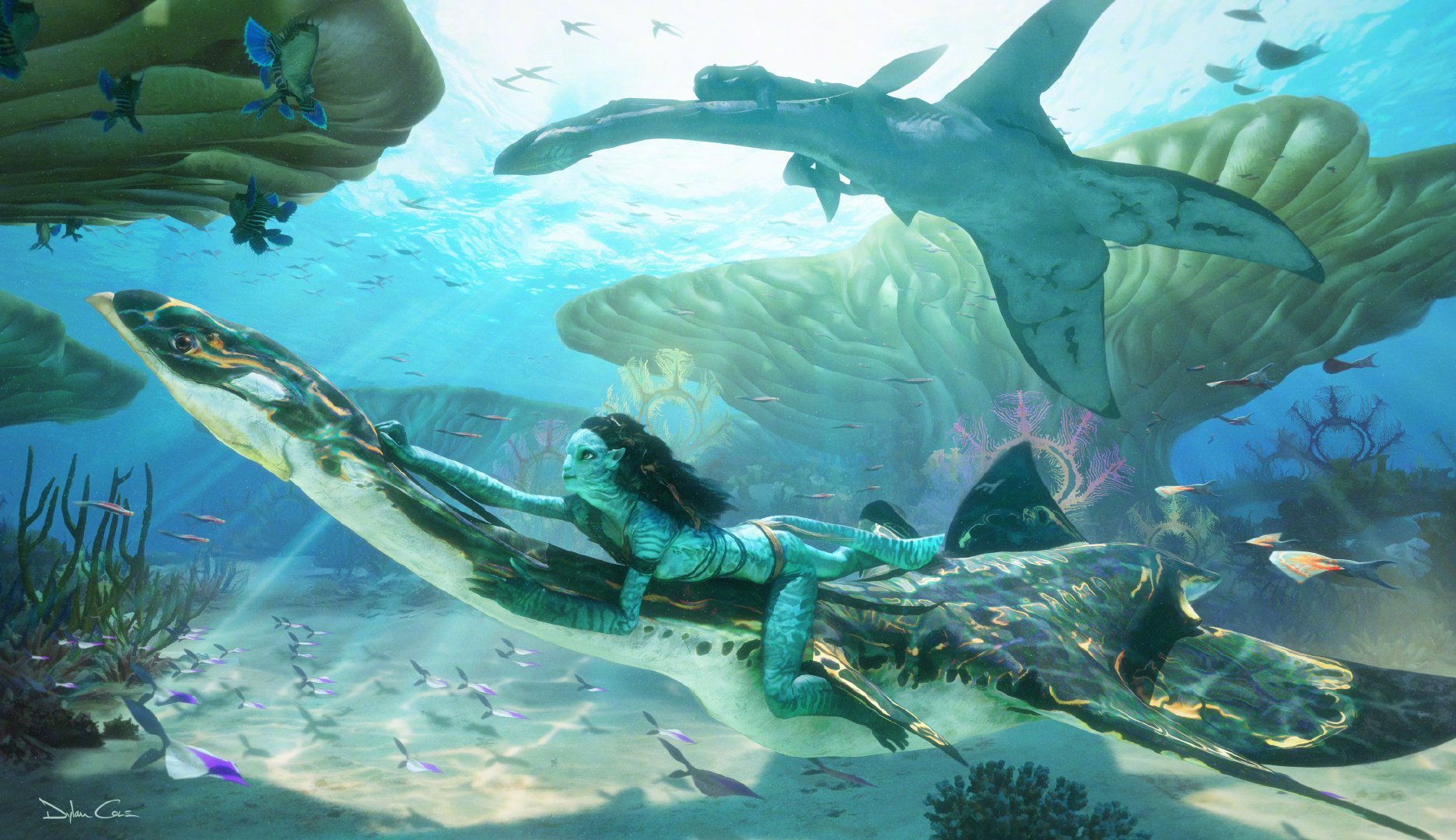 《阿凡达2：水之道》曝全新概念图 《阿凡达4》已经开始拍摄
